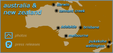 map of australia & new zealand